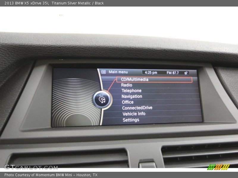 Titanium Silver Metallic / Black 2013 BMW X5 xDrive 35i