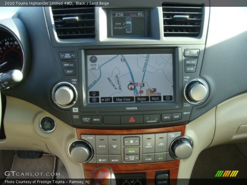Black / Sand Beige 2010 Toyota Highlander Limited 4WD