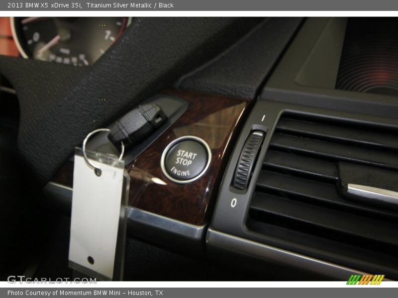 Titanium Silver Metallic / Black 2013 BMW X5 xDrive 35i