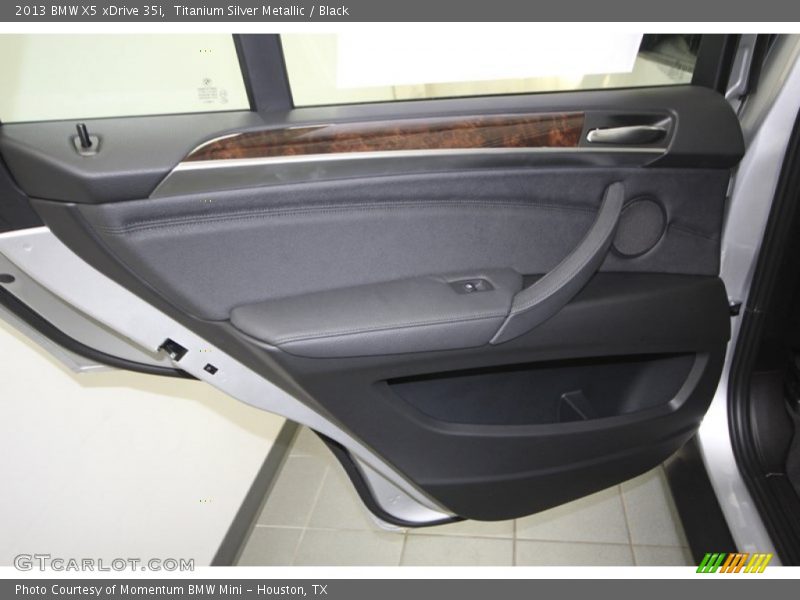 Titanium Silver Metallic / Black 2013 BMW X5 xDrive 35i