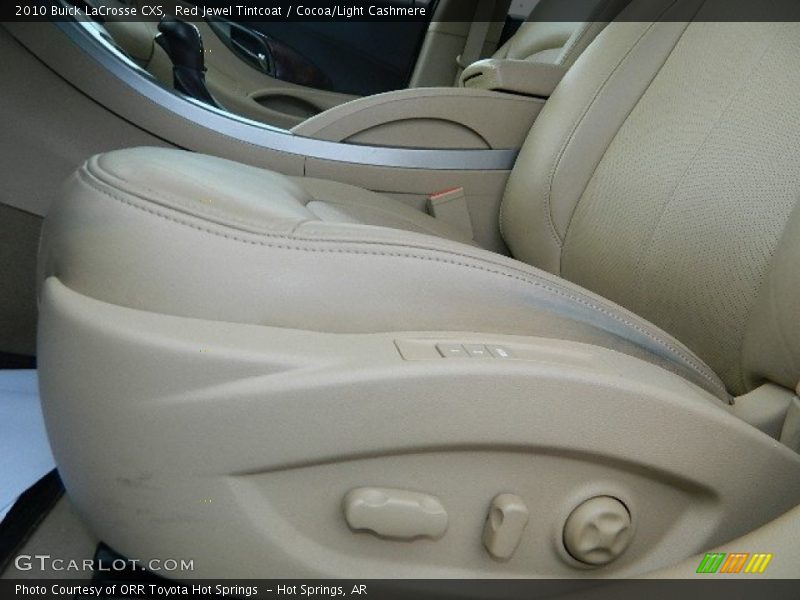 Red Jewel Tintcoat / Cocoa/Light Cashmere 2010 Buick LaCrosse CXS