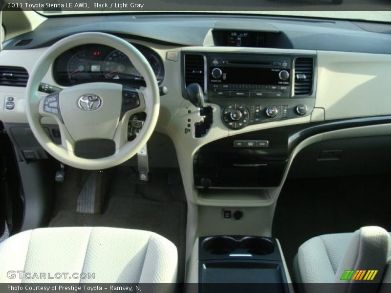 Black / Light Gray 2011 Toyota Sienna LE AWD