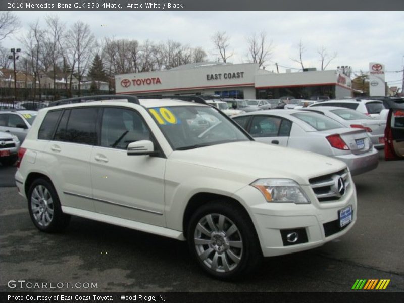 Arctic White / Black 2010 Mercedes-Benz GLK 350 4Matic