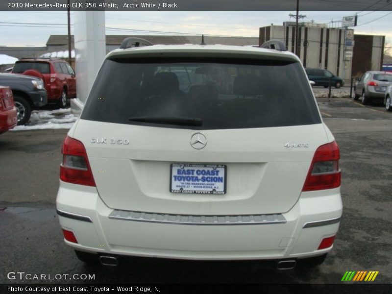 Arctic White / Black 2010 Mercedes-Benz GLK 350 4Matic