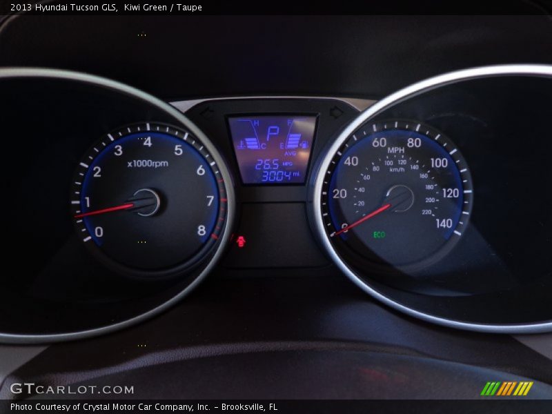 Kiwi Green / Taupe 2013 Hyundai Tucson GLS