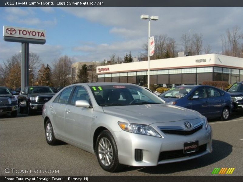 Classic Silver Metallic / Ash 2011 Toyota Camry Hybrid