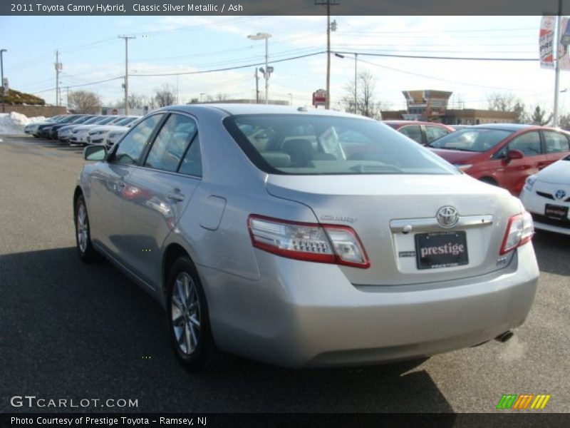 Classic Silver Metallic / Ash 2011 Toyota Camry Hybrid