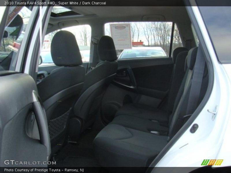Super White / Dark Charcoal 2010 Toyota RAV4 Sport 4WD
