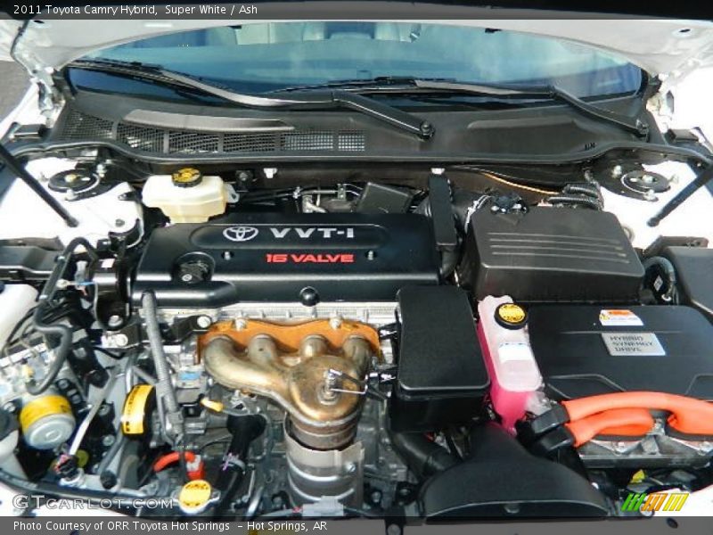 Super White / Ash 2011 Toyota Camry Hybrid