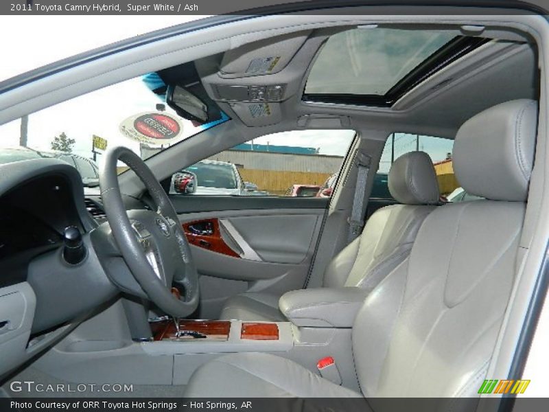 Super White / Ash 2011 Toyota Camry Hybrid
