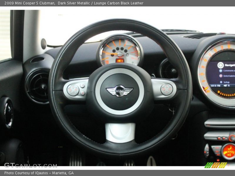 Dark Silver Metallic / Lounge Carbon Black Leather 2009 Mini Cooper S Clubman