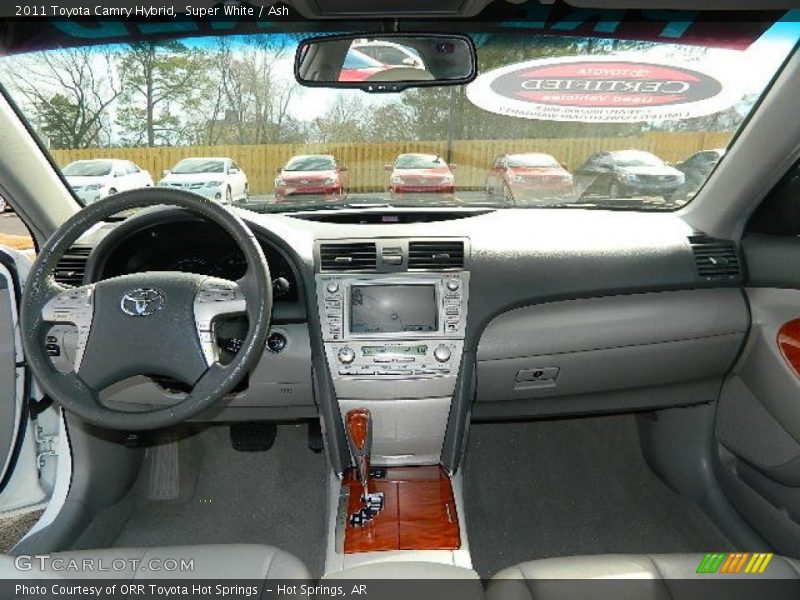 Super White / Ash 2011 Toyota Camry Hybrid