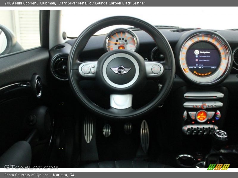 Dark Silver Metallic / Lounge Carbon Black Leather 2009 Mini Cooper S Clubman