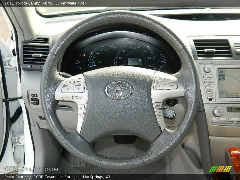 Super White / Ash 2011 Toyota Camry Hybrid