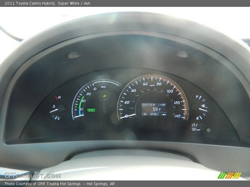 Super White / Ash 2011 Toyota Camry Hybrid
