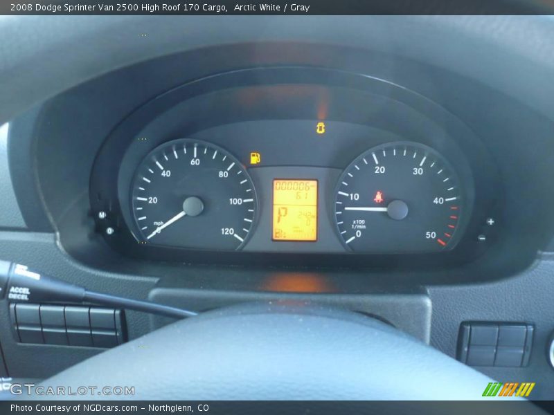 Arctic White / Gray 2008 Dodge Sprinter Van 2500 High Roof 170 Cargo