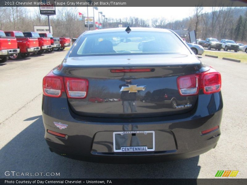 Taupe Gray Metallic / Jet Black/Titanium 2013 Chevrolet Malibu LS