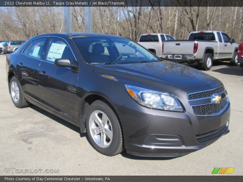 Taupe Gray Metallic / Jet Black/Titanium 2013 Chevrolet Malibu LS