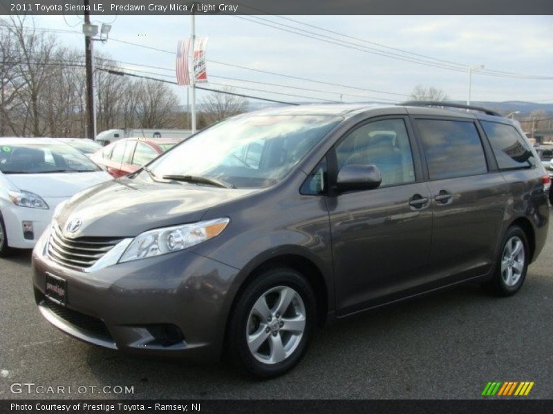 Predawn Gray Mica / Light Gray 2011 Toyota Sienna LE