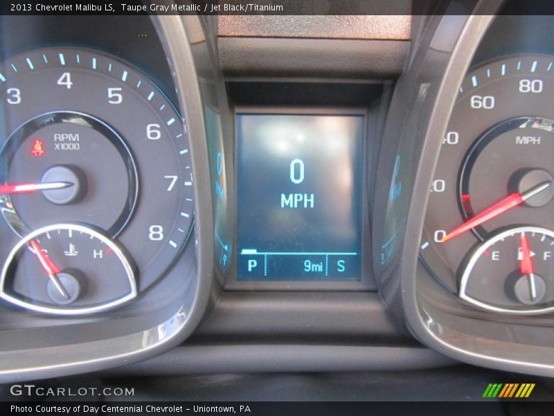 Taupe Gray Metallic / Jet Black/Titanium 2013 Chevrolet Malibu LS