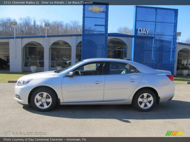 Silver Ice Metallic / Jet Black/Titanium 2013 Chevrolet Malibu LS