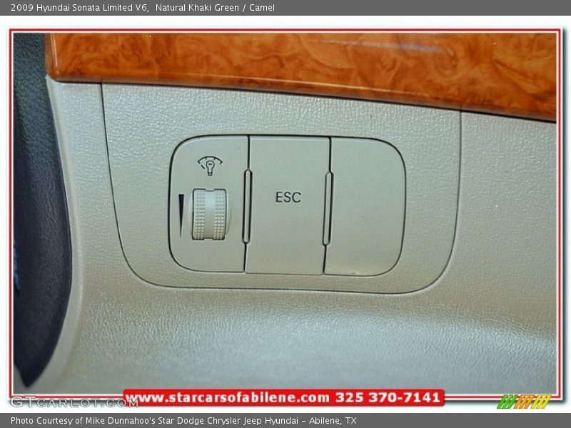 Natural Khaki Green / Camel 2009 Hyundai Sonata Limited V6