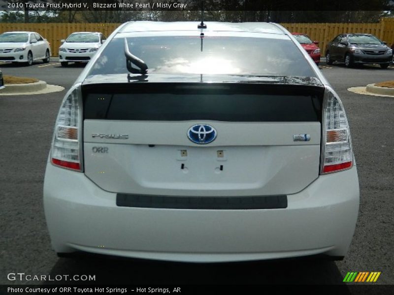Blizzard White Pearl / Misty Gray 2010 Toyota Prius Hybrid V