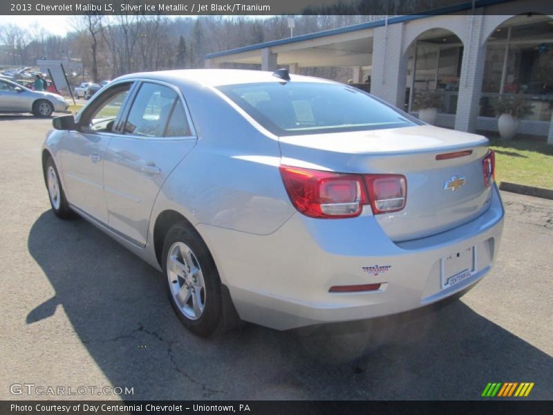 Silver Ice Metallic / Jet Black/Titanium 2013 Chevrolet Malibu LS
