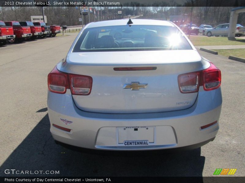 Silver Ice Metallic / Jet Black/Titanium 2013 Chevrolet Malibu LS