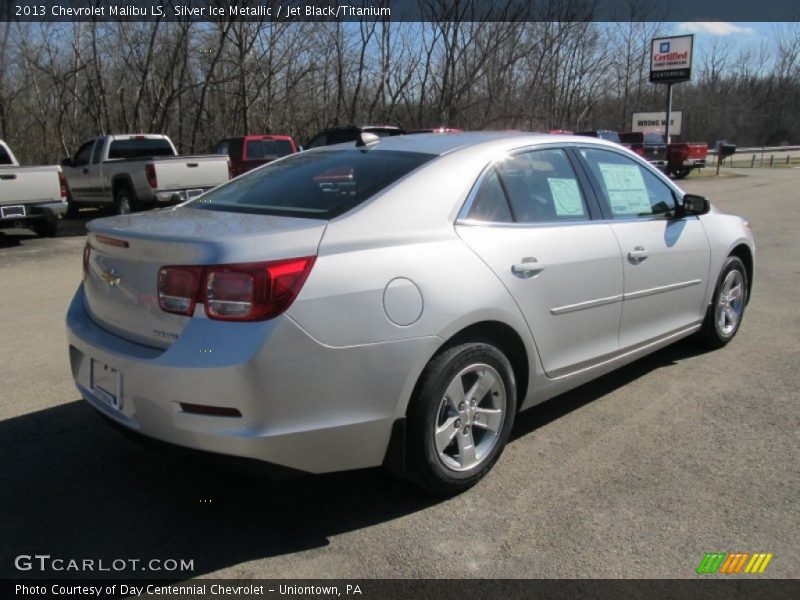 Silver Ice Metallic / Jet Black/Titanium 2013 Chevrolet Malibu LS
