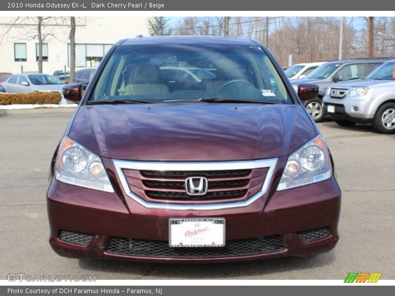 Dark Cherry Pearl / Beige 2010 Honda Odyssey EX-L