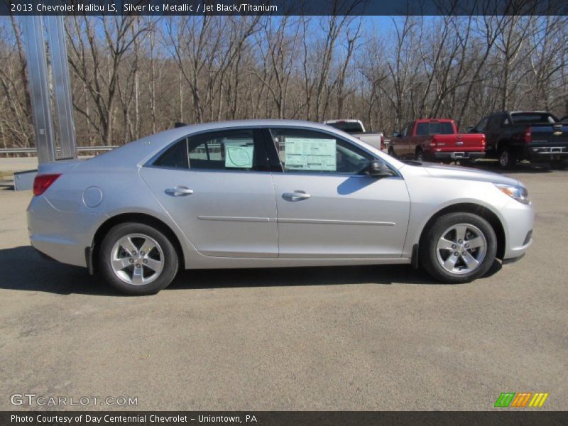 Silver Ice Metallic / Jet Black/Titanium 2013 Chevrolet Malibu LS
