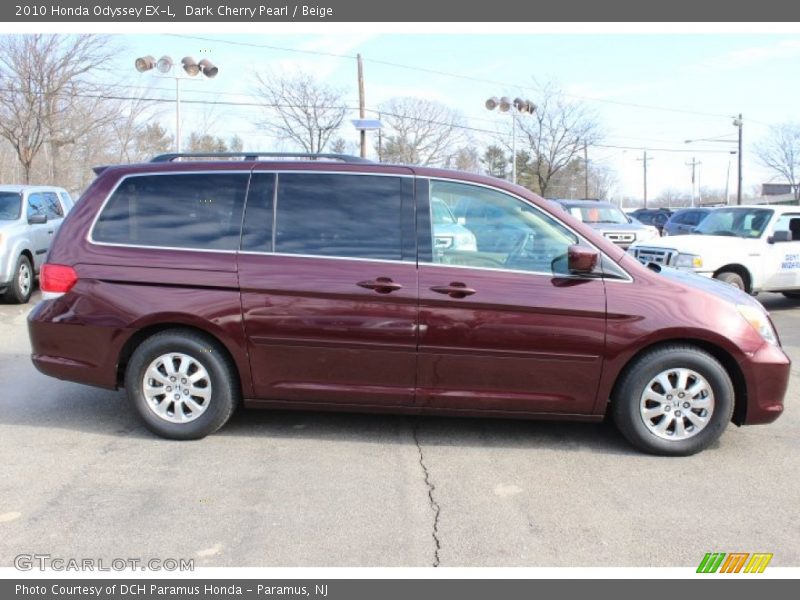 Dark Cherry Pearl / Beige 2010 Honda Odyssey EX-L