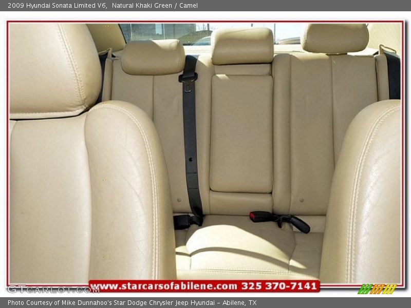 Natural Khaki Green / Camel 2009 Hyundai Sonata Limited V6