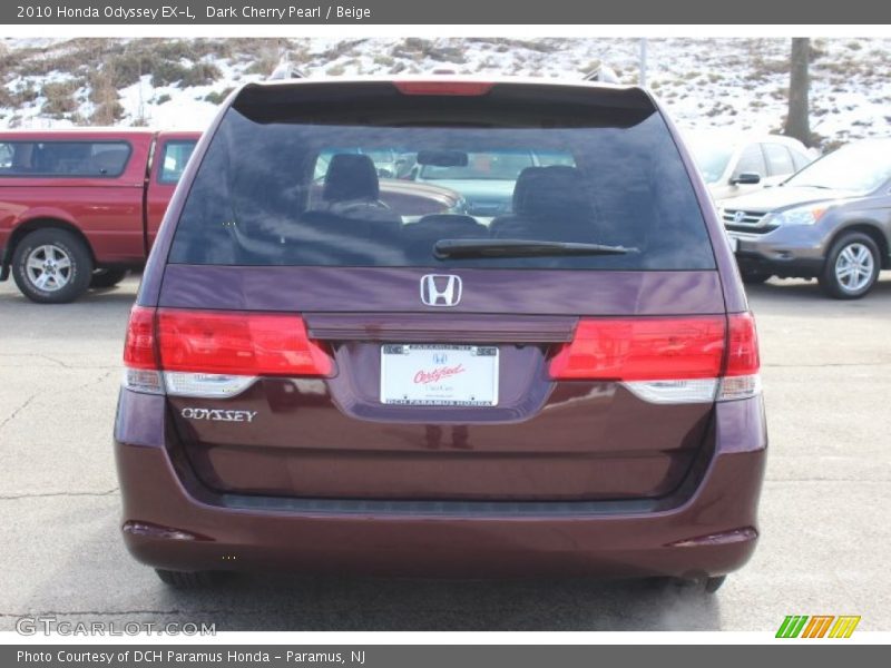 Dark Cherry Pearl / Beige 2010 Honda Odyssey EX-L