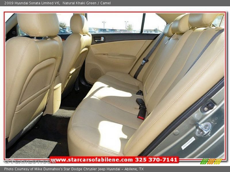 Natural Khaki Green / Camel 2009 Hyundai Sonata Limited V6