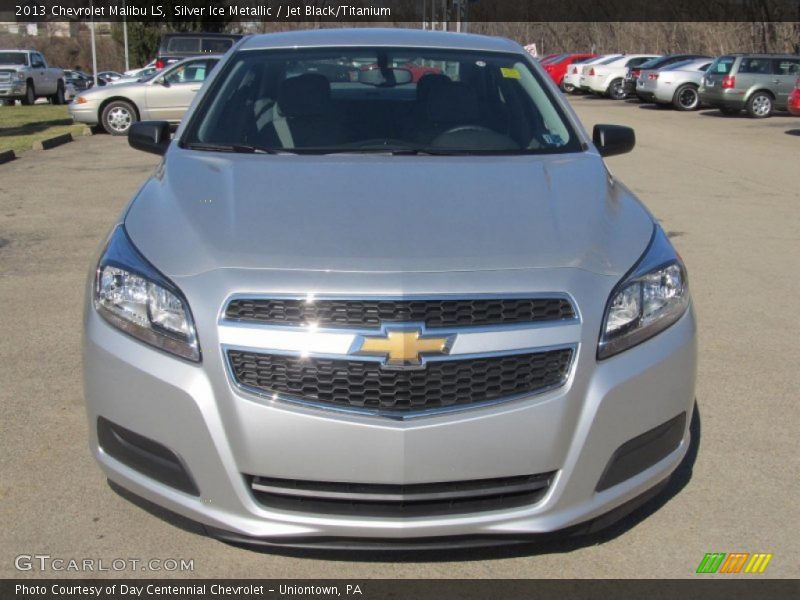 Silver Ice Metallic / Jet Black/Titanium 2013 Chevrolet Malibu LS