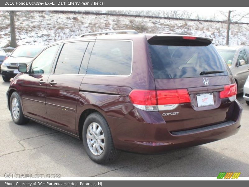 Dark Cherry Pearl / Beige 2010 Honda Odyssey EX-L