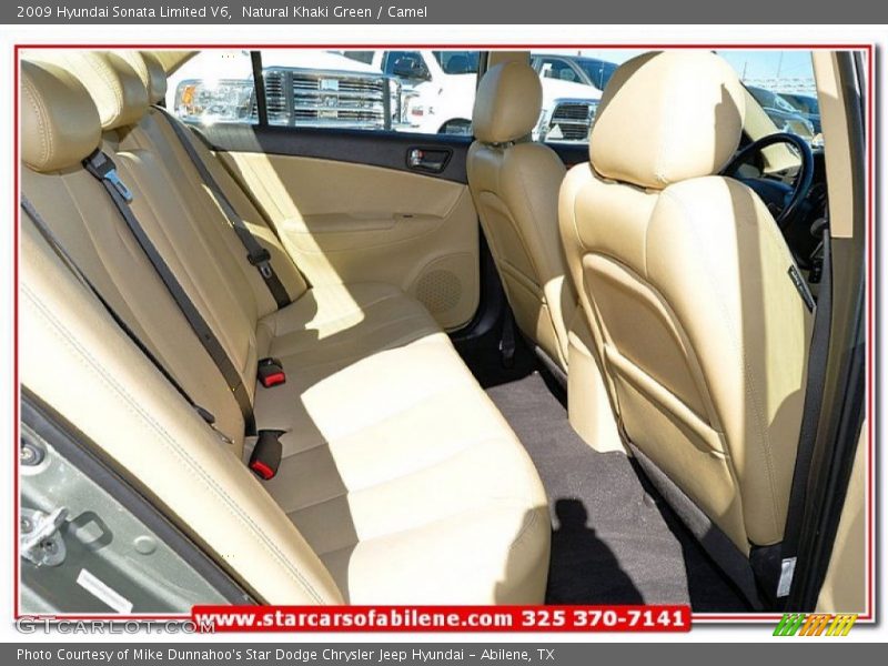 Natural Khaki Green / Camel 2009 Hyundai Sonata Limited V6