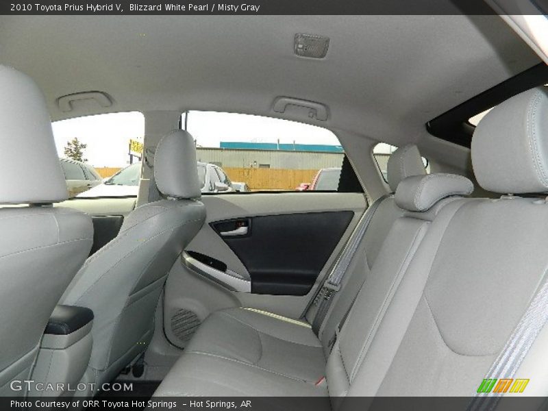 Blizzard White Pearl / Misty Gray 2010 Toyota Prius Hybrid V