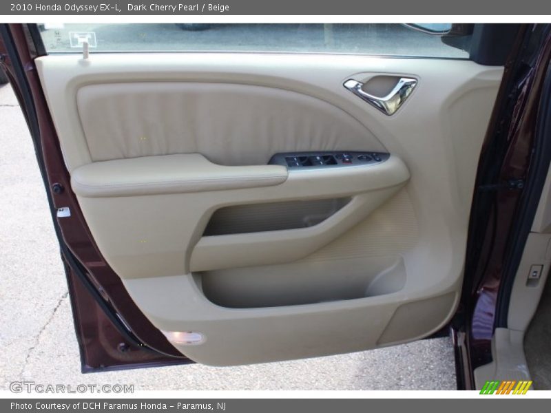 Dark Cherry Pearl / Beige 2010 Honda Odyssey EX-L