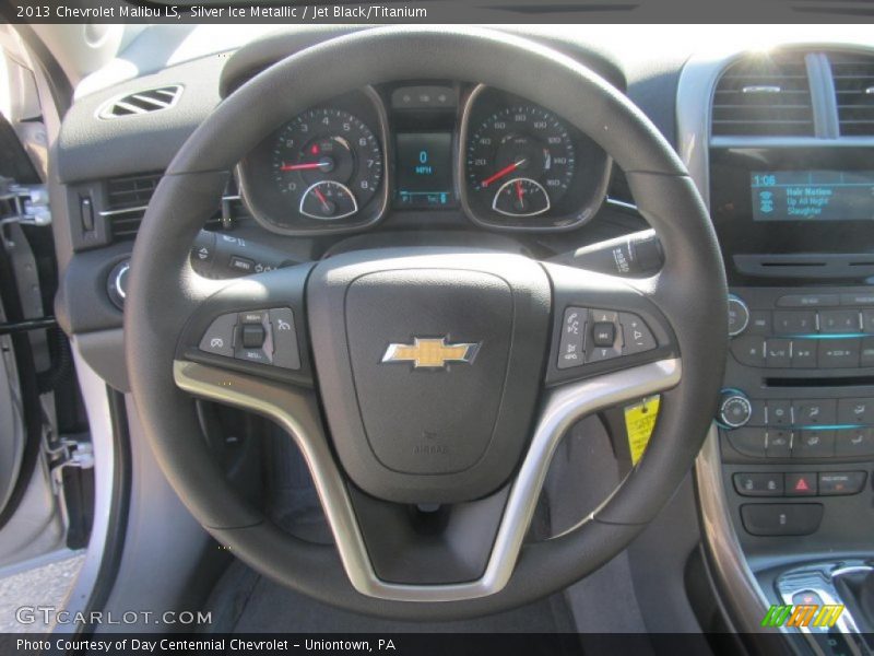 Silver Ice Metallic / Jet Black/Titanium 2013 Chevrolet Malibu LS