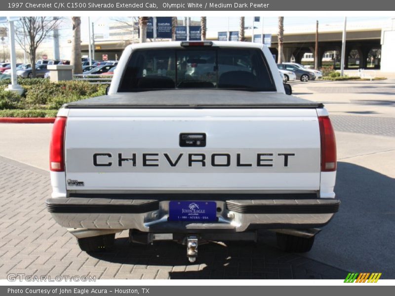Olympic White / Medium Dark Pewter 1997 Chevrolet C/K C1500 Silverado Extended Cab