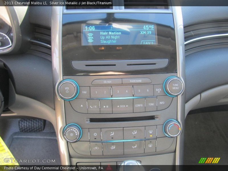 Silver Ice Metallic / Jet Black/Titanium 2013 Chevrolet Malibu LS
