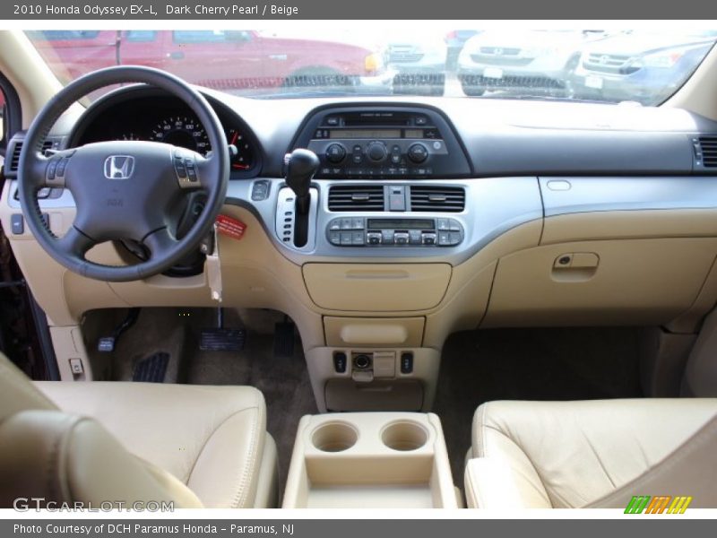 Dark Cherry Pearl / Beige 2010 Honda Odyssey EX-L