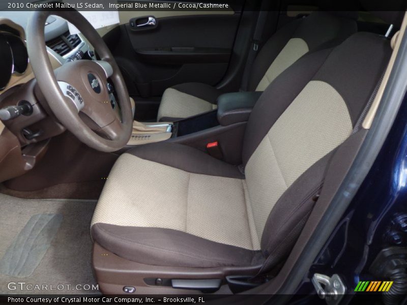 Imperial Blue Metallic / Cocoa/Cashmere 2010 Chevrolet Malibu LS Sedan