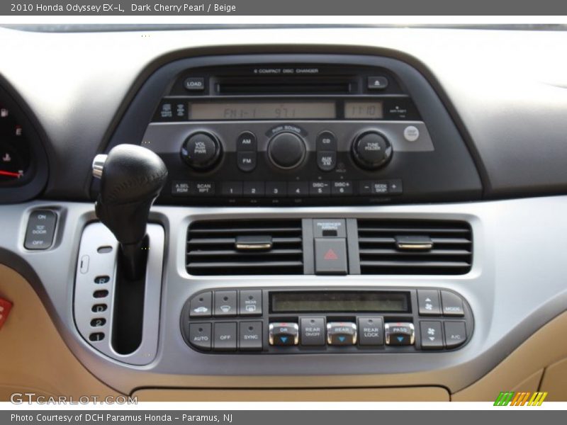 Dark Cherry Pearl / Beige 2010 Honda Odyssey EX-L