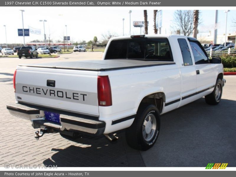 Olympic White / Medium Dark Pewter 1997 Chevrolet C/K C1500 Silverado Extended Cab