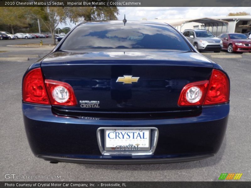Imperial Blue Metallic / Cocoa/Cashmere 2010 Chevrolet Malibu LS Sedan