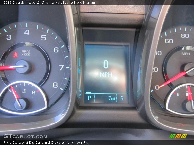 Silver Ice Metallic / Jet Black/Titanium 2013 Chevrolet Malibu LS